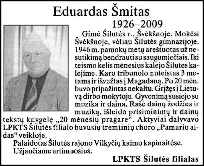 Eduardas-Šmitas „Tremtinys“, 2009 Nr. 4